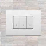 Vimar Arke Plastic 3 Gang switch - White - 16A - PHOTO 5