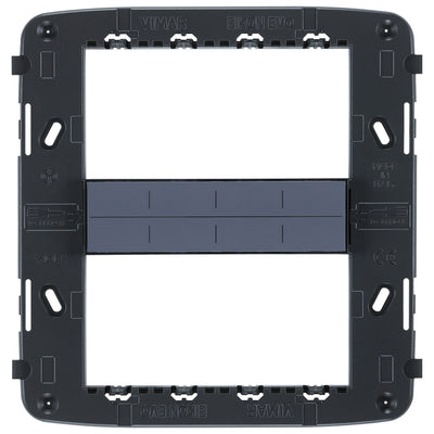 vimar VM-21618 Frame 8M with Screws Black