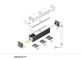 Archilight Decorus Profile Surface / Suspend - 2 Meter - No Diffuser - Silver - PHOTO 5