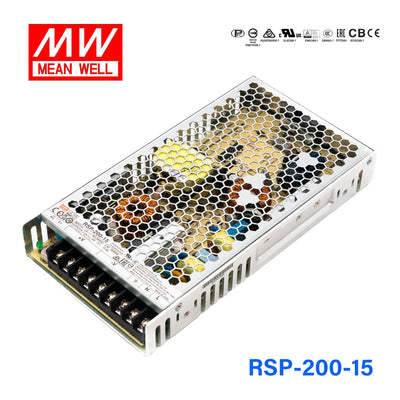Mean Well RSP-200-15 Power Supply 200W 15V 13.4A