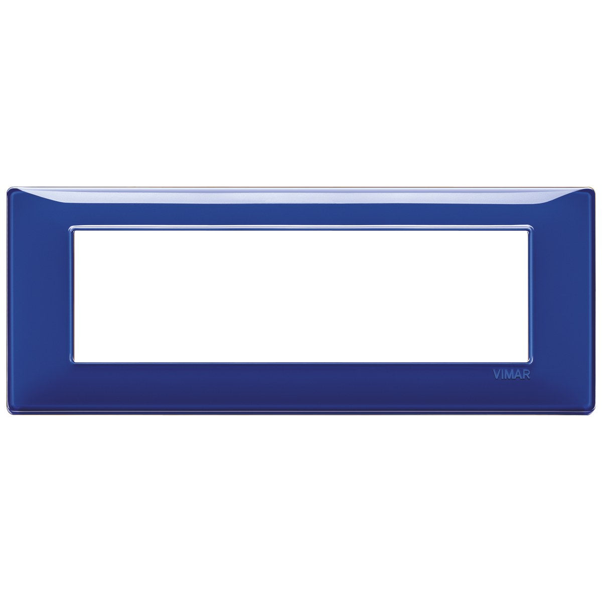 Vimar Plana Plate 7M Technopolymer Reflex Sapphire