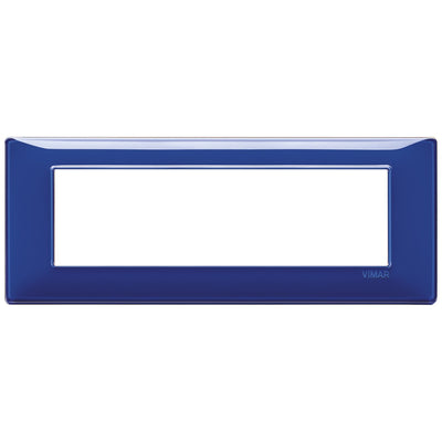 Vimar Plana Plate 7M Technopolymer Reflex Sapphire