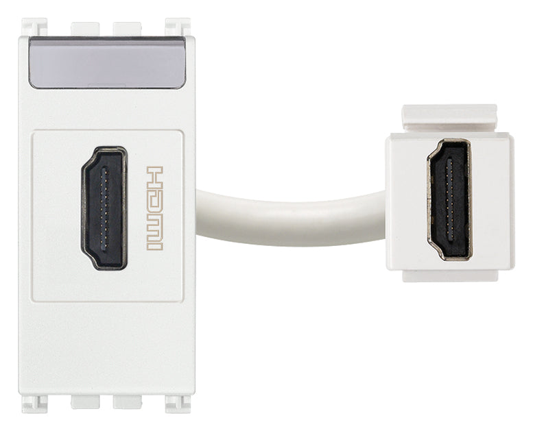 Arke HDMI Outlet Socket Connector Aluminium