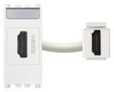 Arke HDMI Outlet Socket Connector Aluminium