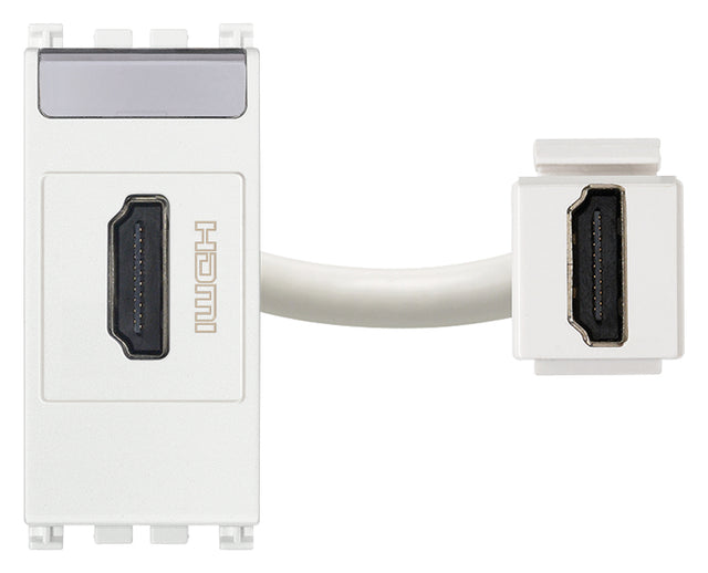 Arke HDMI Outlet Socket Connector Aluminium