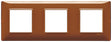 Vimar Plana Plate 6M Reflex Tobacco
