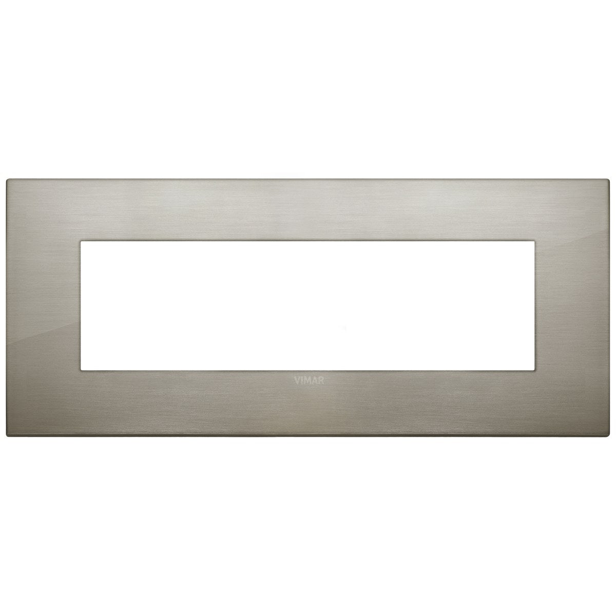 Vimar Arke Classic Plate 7M Metal Stainless Steel