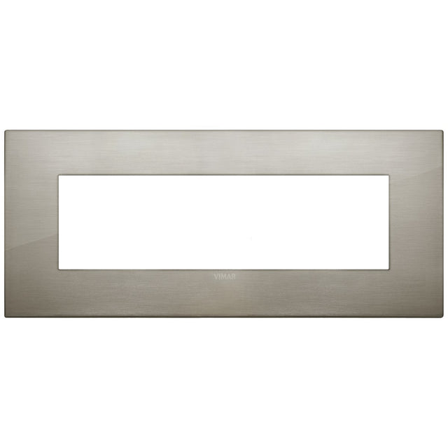 Vimar Arke Classic Plate 7M Metal Stainless Steel