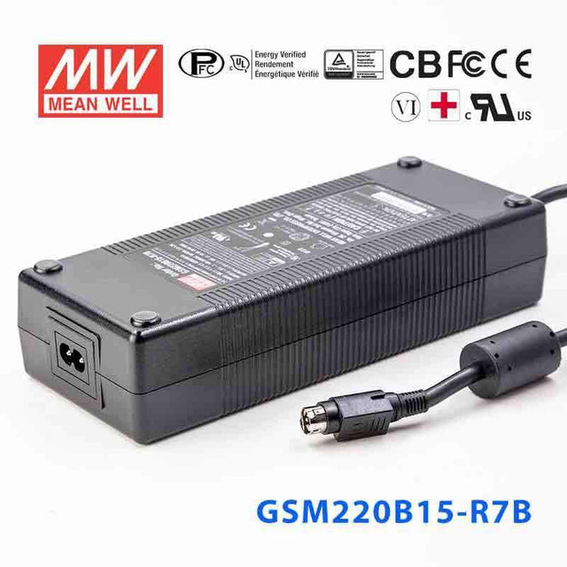 Mean Well GSM220B15-R7BPower Supply 201W 15V 13.4A