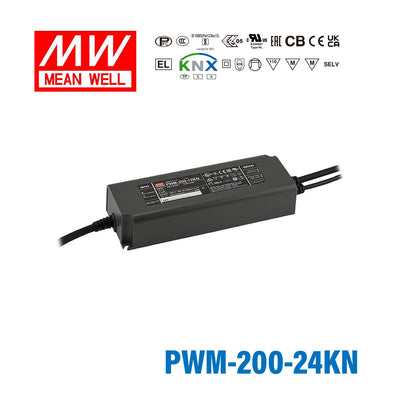 Mean Well PWM-200-24KN Power Supply 200W 24V KNX 8.3A