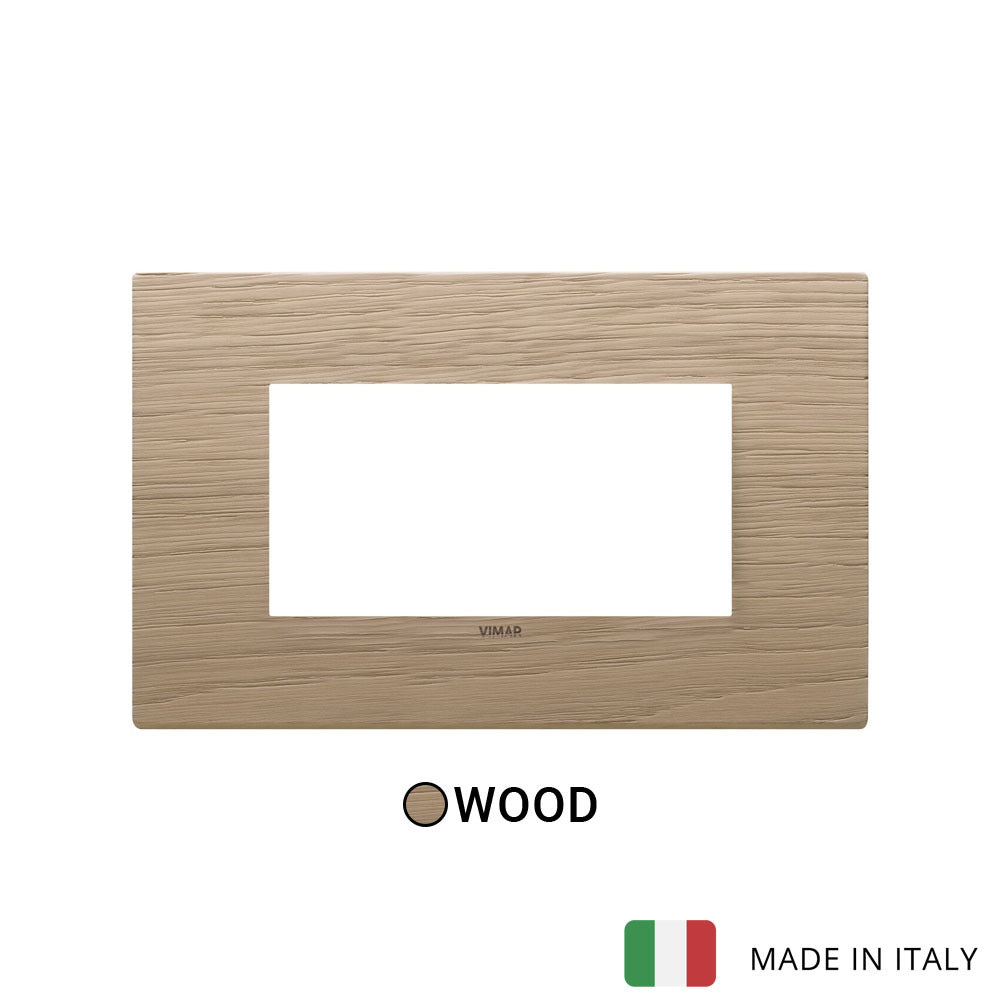 Vimar Eikon Plate 4M Wood Oak