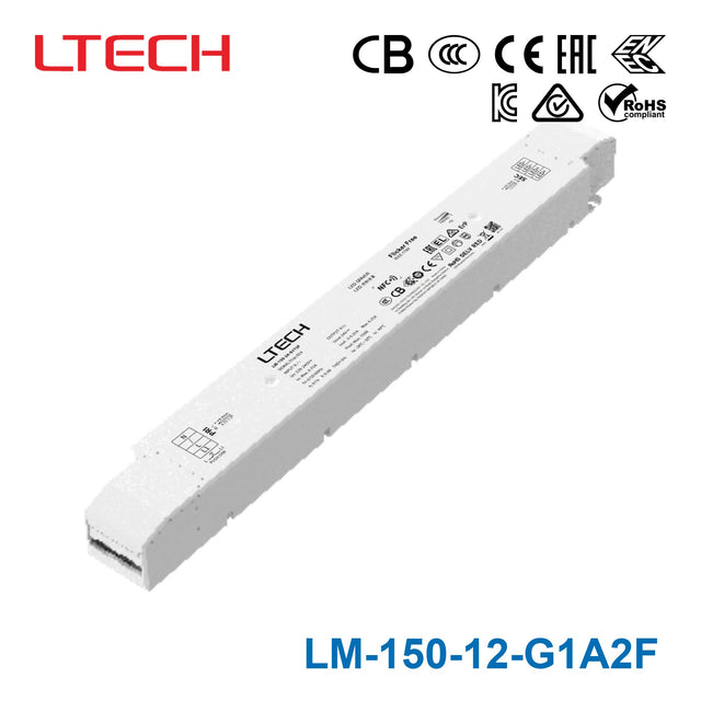 Ltech LM-150-12-G1A2F 150W 12VDC CV 0-10V LED Driver 12.5A