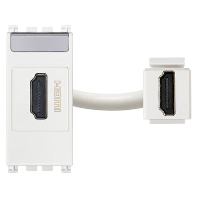 Arke HDMI Outlet Socket Connector Aluminium
