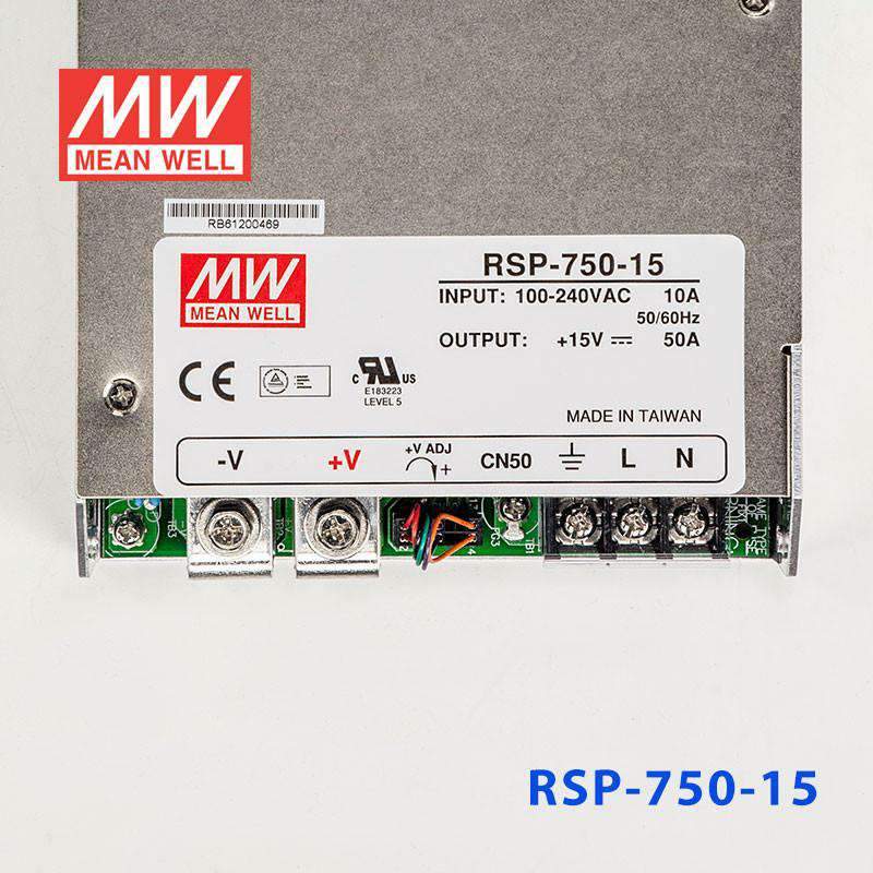 Mean Well RSP-750-15 Power Supply 750W 15V 50A - PHOTO 2
