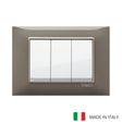 Vimar Plana Plastic 3 Gang Switch - Reflex Ash - 16A