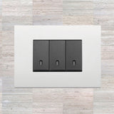 Vimar Arke Plastic 3 Gang switch - White - 16A - PHOTO 4