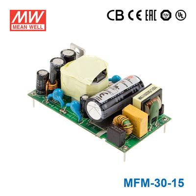 Mean Well MFM-30-15 Power Supply 30W 15V 2A