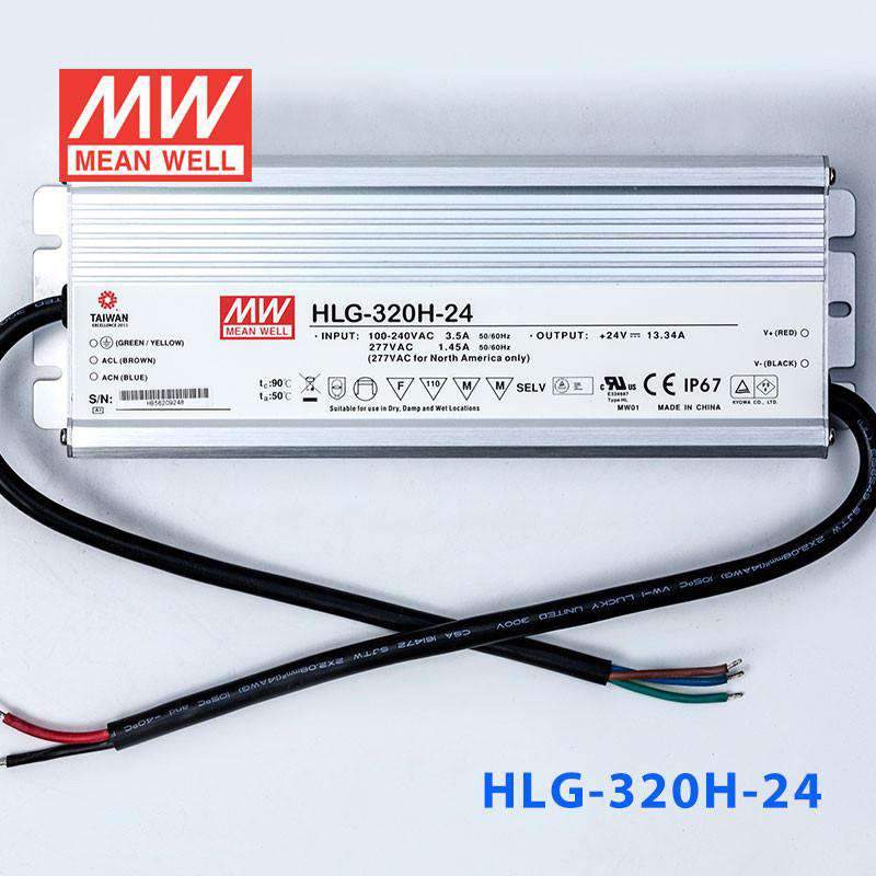 Mean Well S-HLG-320H-24 Power Supply 320W 24V with AU/NZ plug 13.34A - PHOTO 2