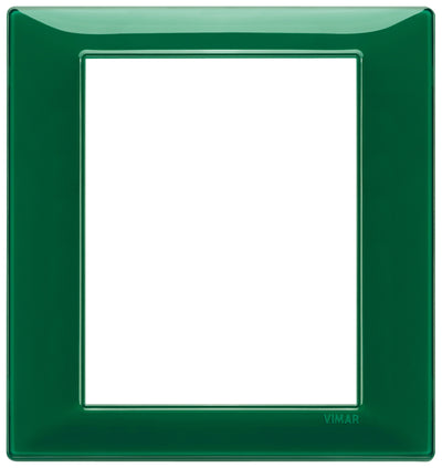Vimar Plana Plate 8M Technopolymer Reflex Emerald