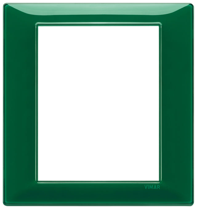 Vimar Plana Plate 8M Technopolymer Reflex Emerald