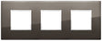 Vimar Eikon Evo Plate 6M (2+2+2) 71MM Aluminium Black Sapphire