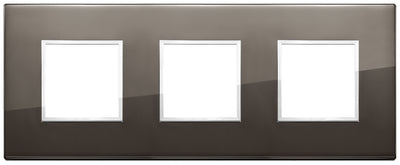 Vimar Eikon Evo Plate 6M (2+2+2) 71MM Aluminium Black Sapphire