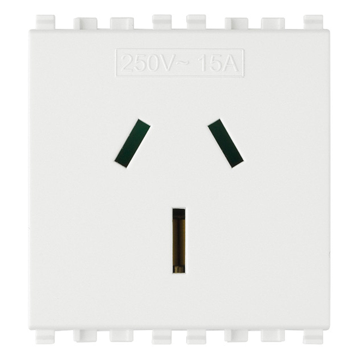 Vimar Eikon 2P+E 15A Australian Sicury Outlet White