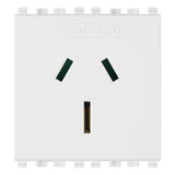 Vimar Eikon 2P+E 15A Australian Sicury Outlet White