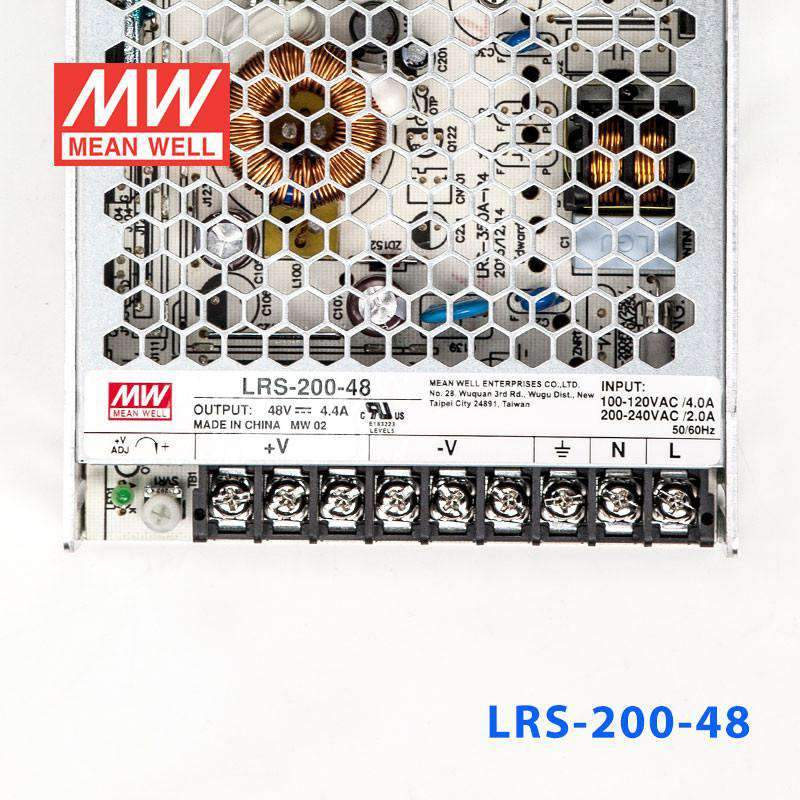 Mean Well LRS-200-48 Power Supply 200W 48V 4.4A - PHOTO 2