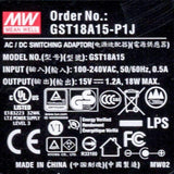 Mean Well GST18A15-P1JPower Supply 18W 15V 1.2A - PHOTO 4