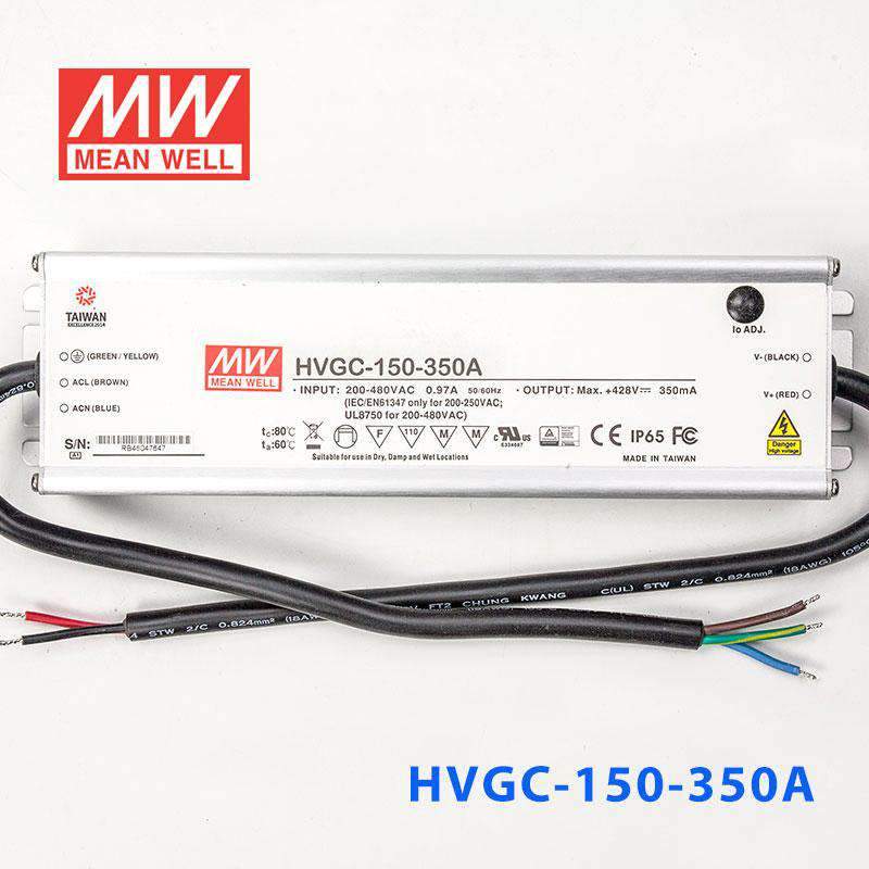 Mean Well HVGC-150-350A Power Supply 150W 350mA - Adjustable - PHOTO 2