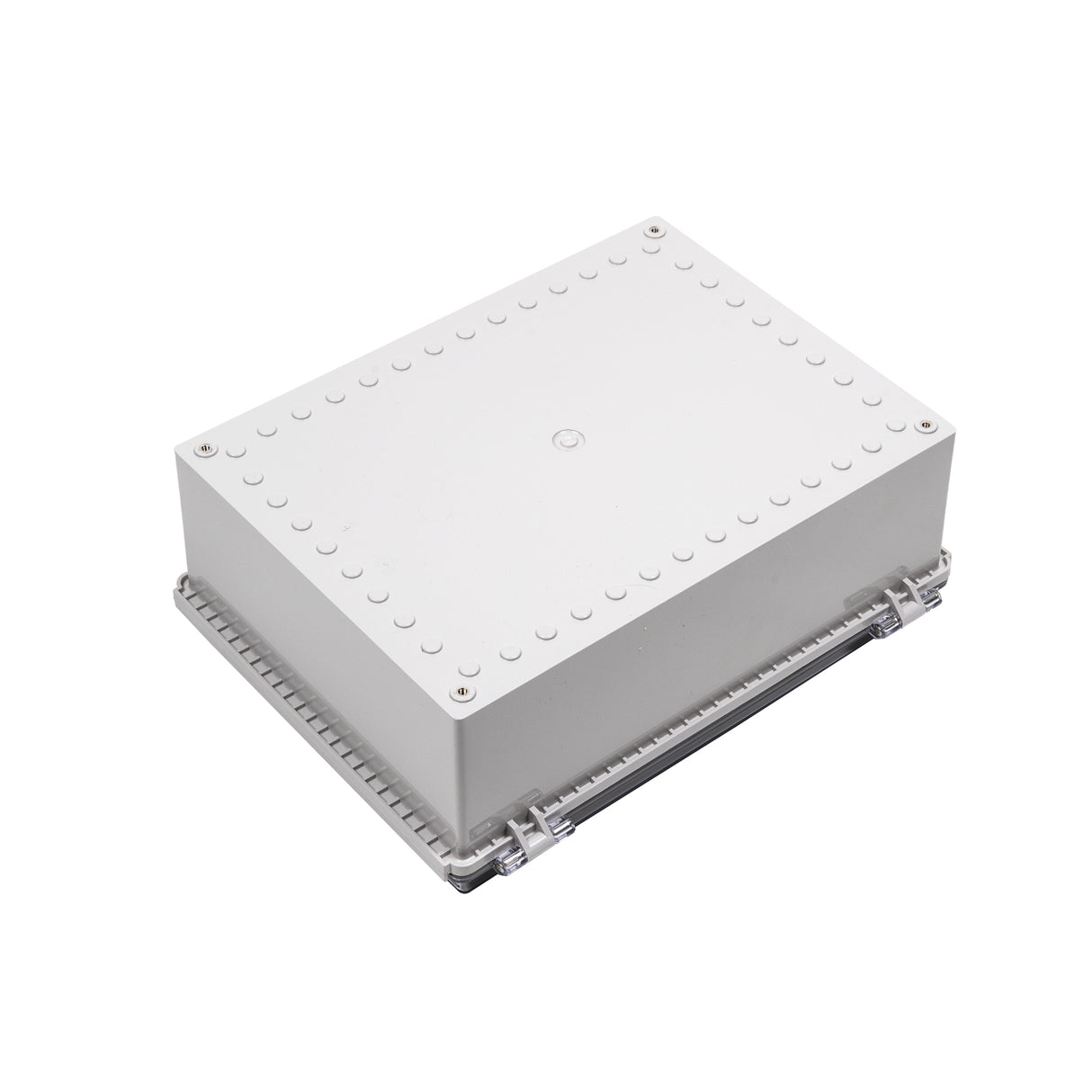 Boxco P-Series 300x400x150mm Plastic Enclosure, IP67, IK08, ABS, Transparent Cover, Molded Hinge and Latch Type - PHOTO 2