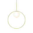 Pablo Pendant Bola Halo 22" Brass