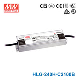 Mean Well HLG-240H-C2100B Power Supply 249.9W 2100mA - Dimmable