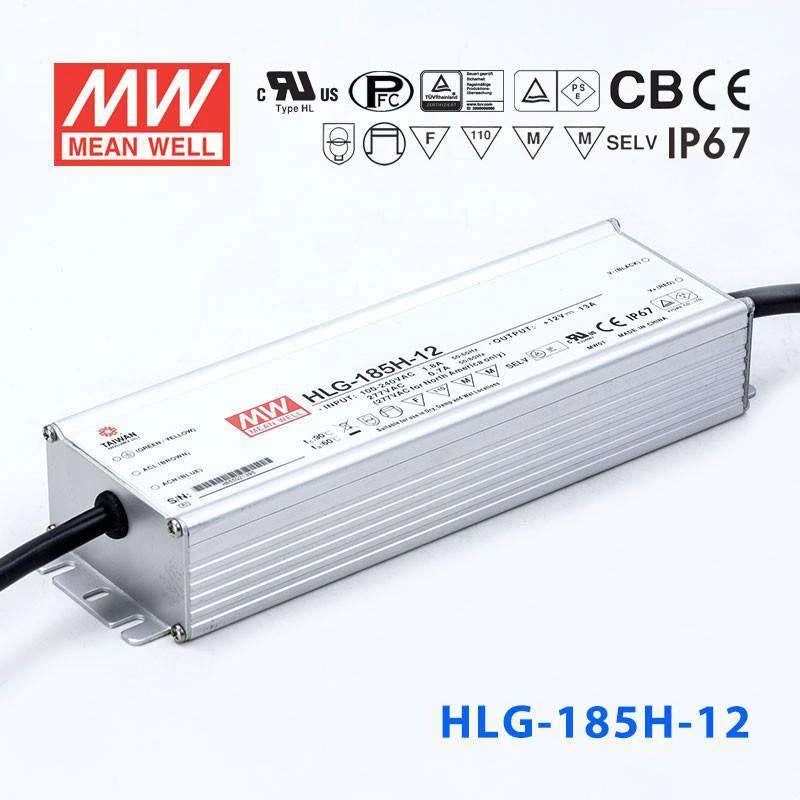 Mean Well HLG-185H-12 Power Supply 156W 12V