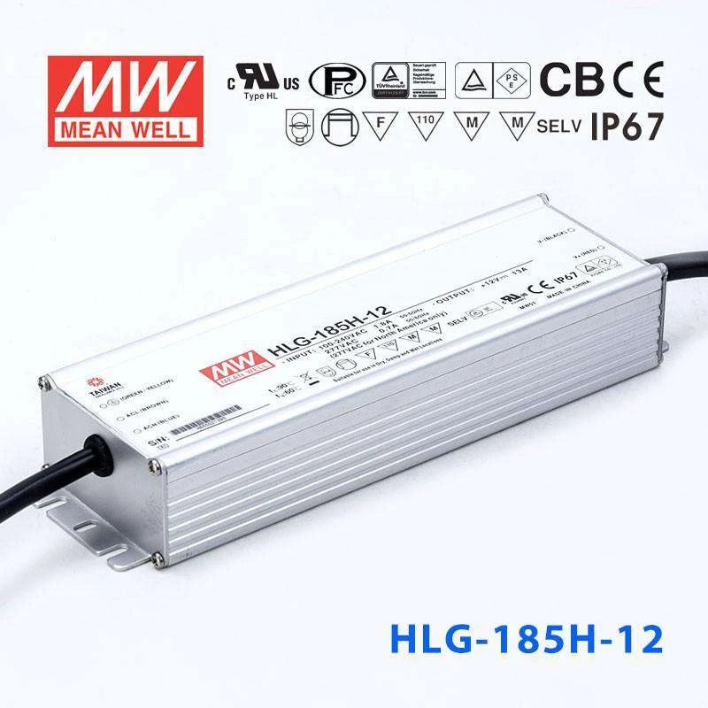 Mean Well HLG-185H-12 Power Supply 156W 12V 13A