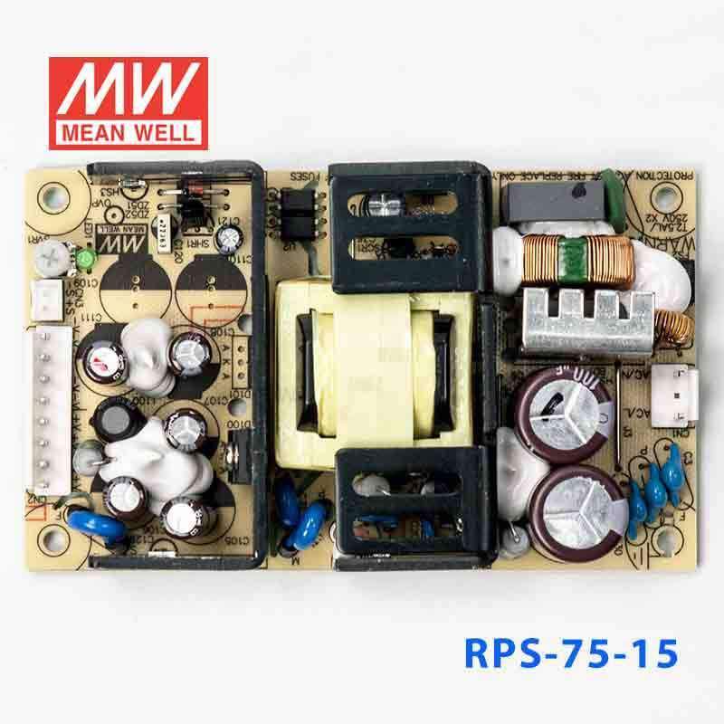 Mean Well RPS-75-15 Green Power Supply W 15V 5A - Medical Power Supply - PHOTO 4