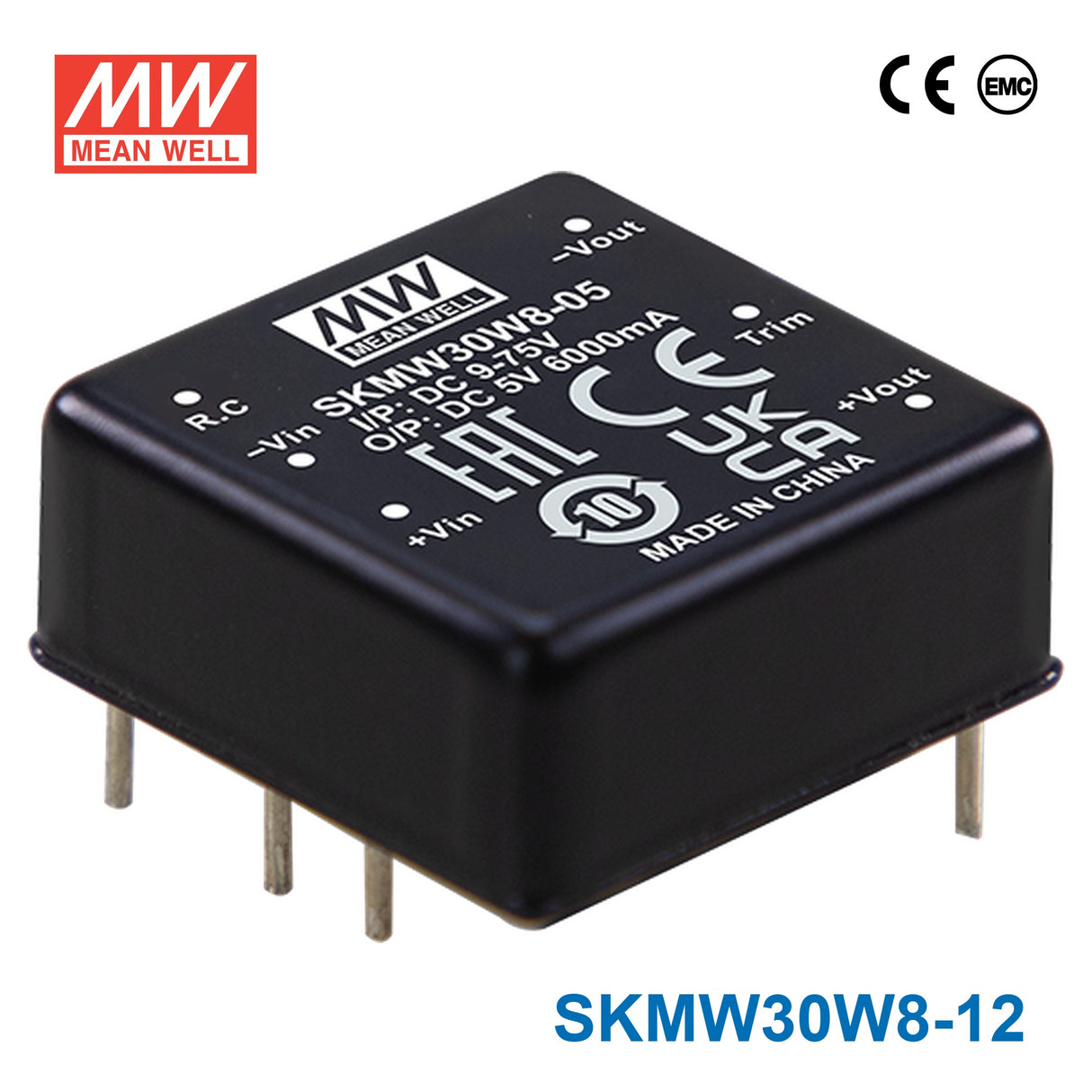 Mean Well SKMW30W8-12 30W DC-DC Converter 12VDC 2.5A