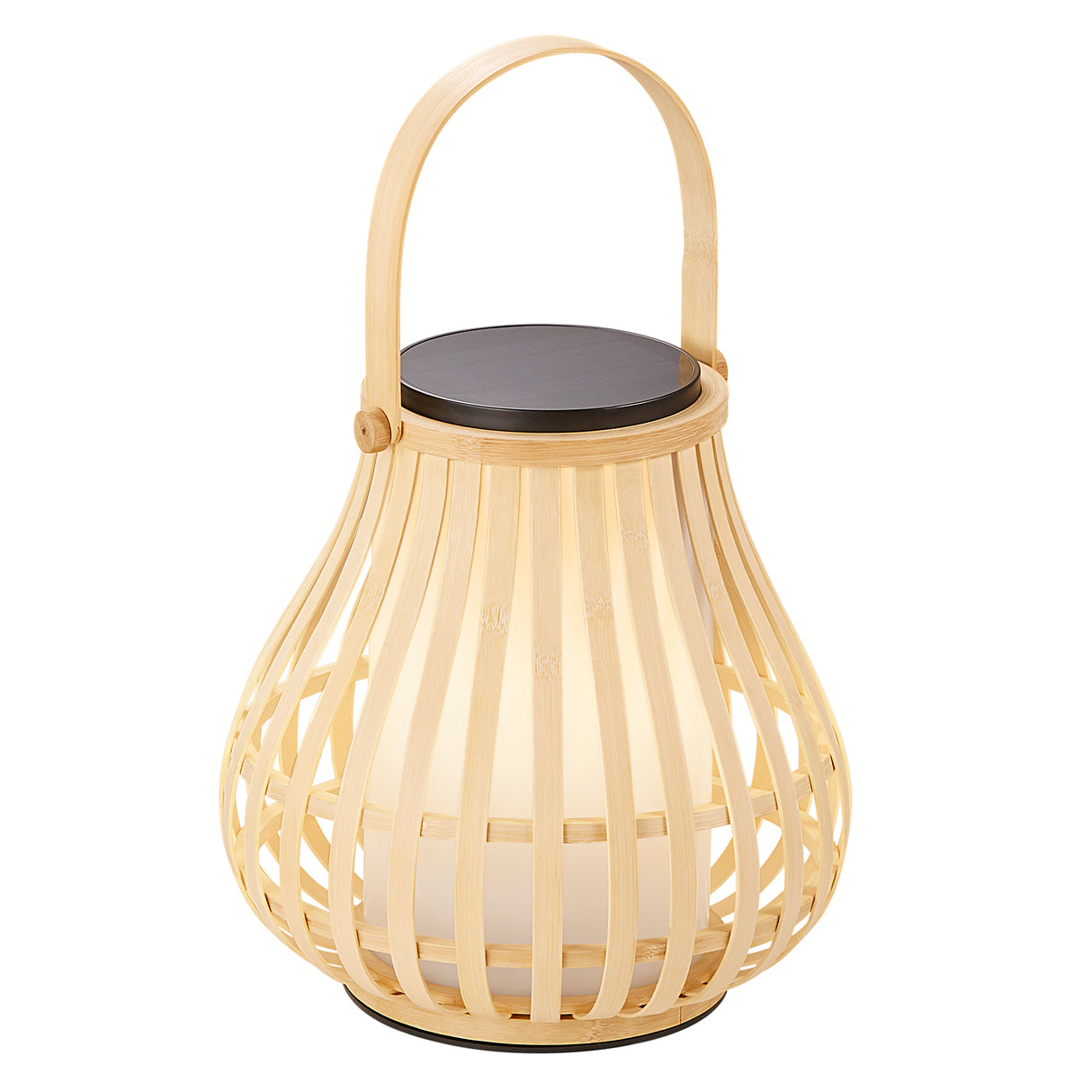 Nordlux Leo To-Go LED Solar Bamboo 4W Brown - PHOTO 1