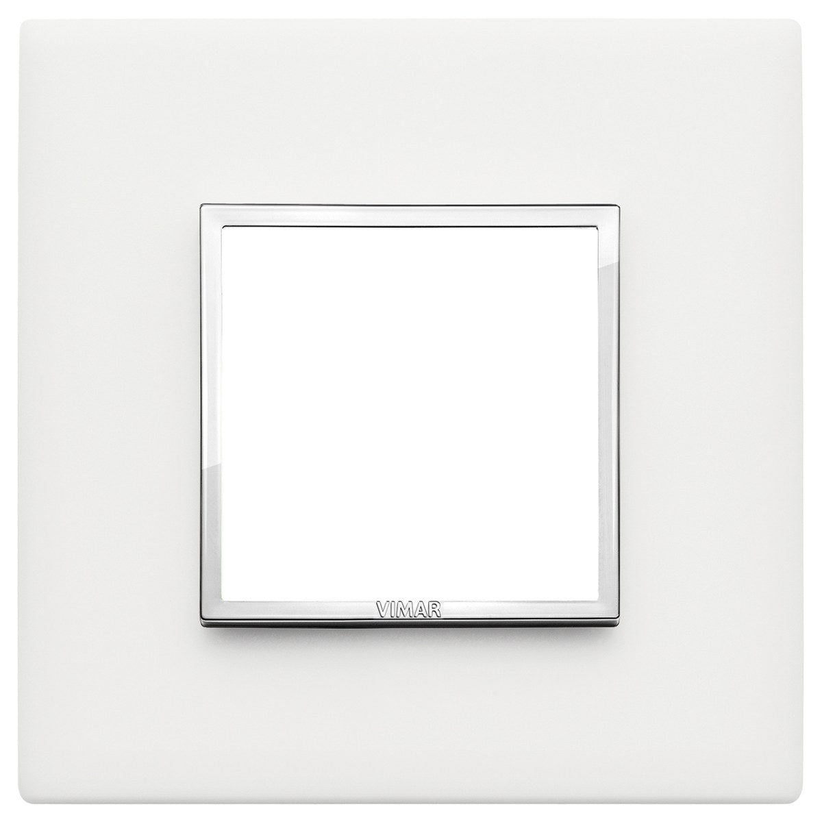 Vimar Eikon Evo Plate 2M Corian Glacier Ice