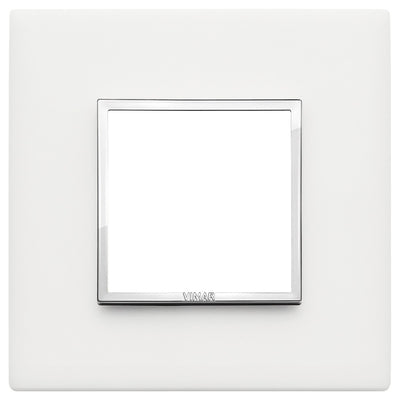 Vimar Eikon Evo Plate 2M Corian Glacier Ice