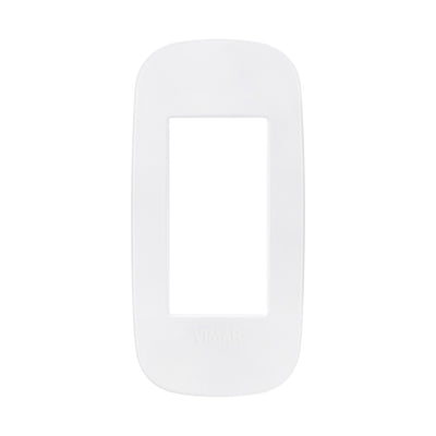 Vimar Arke Round Plate 1Mpan Technopolymer White