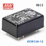 Mean Well DCW12A-12 DC-DC Converter - 12W - 9~18V in ±12V out 500mA