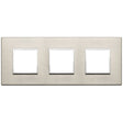 Vimar Eikon Evo Plate 6M (2+2+2) 71MM Aluminium Neutral Bronze