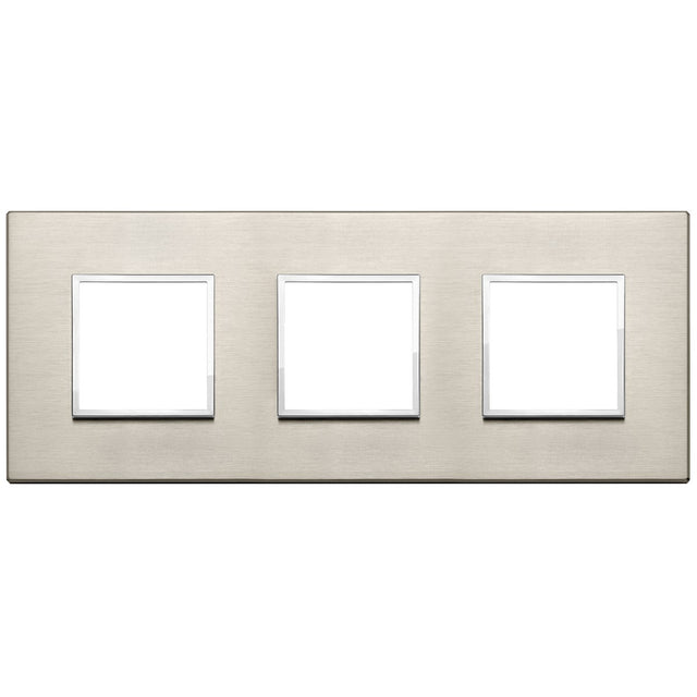 Vimar Eikon Evo Plate 6M (2+2+2) 71MM Aluminium Neutral Bronze