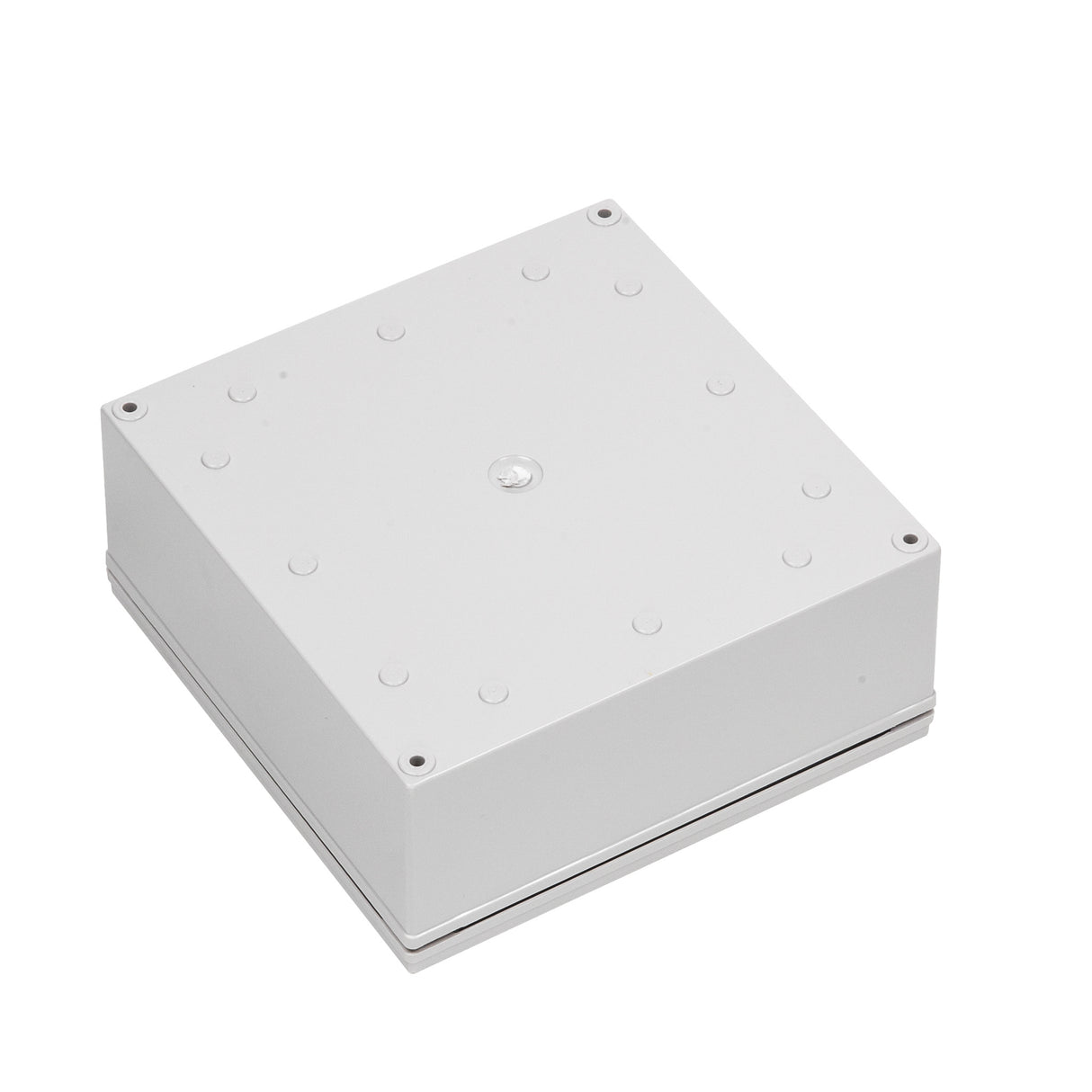 Boxco M-Series 180x180x75mm Plastic Enclosure, IP67, IK08, PC, Grey Cover, Screw Type - PHOTO 3
