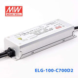 Mean Well ELG-100-C700D2 AC-DC Single output LED Driver (CC) with PFC - PHOTO 3