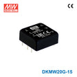 Mean Well DKMW20G-15 DC-DC Converter - 20W - 18~75V in ±15V out 660mA