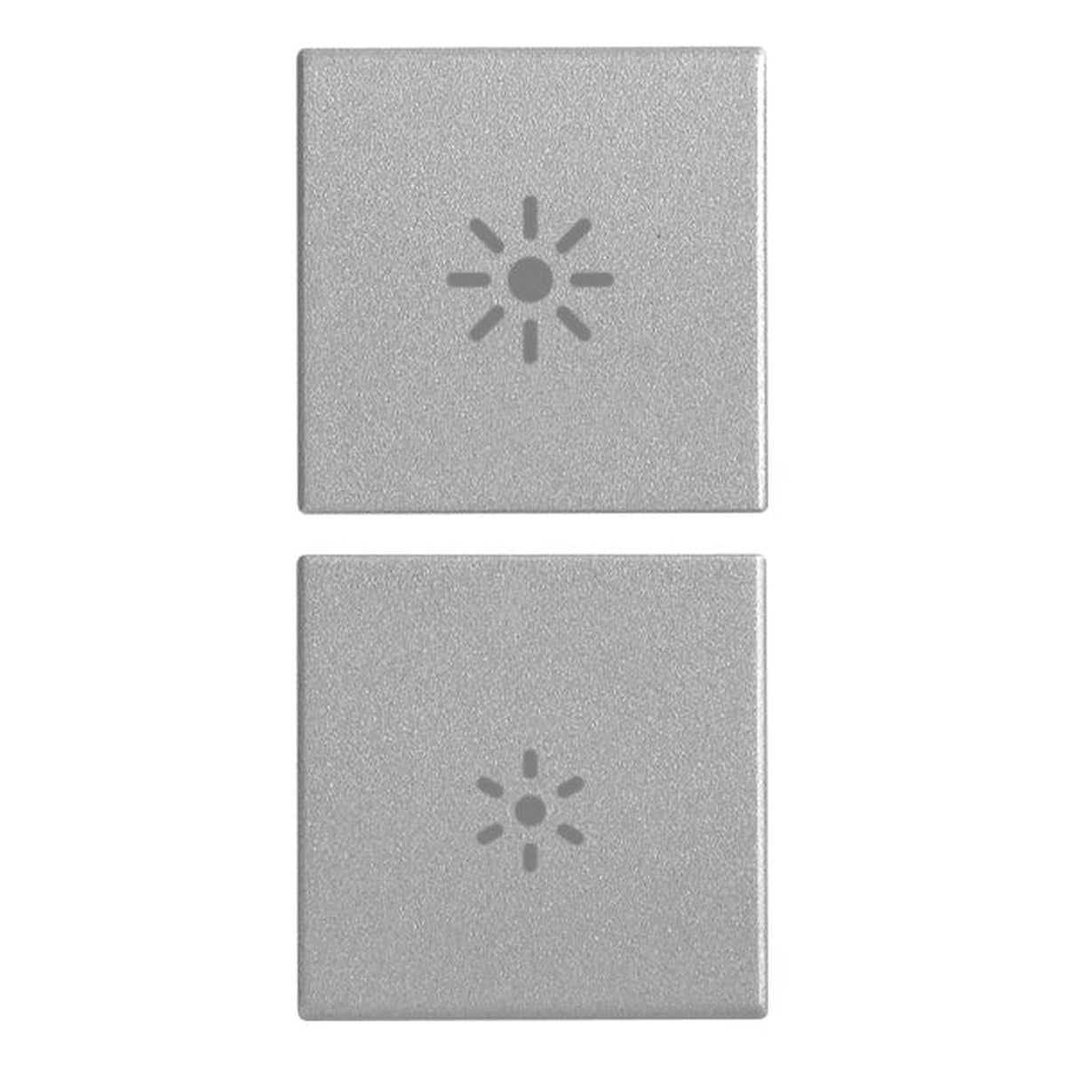Vimar 2 Half Buttons 1M Regulation Symbol Next
