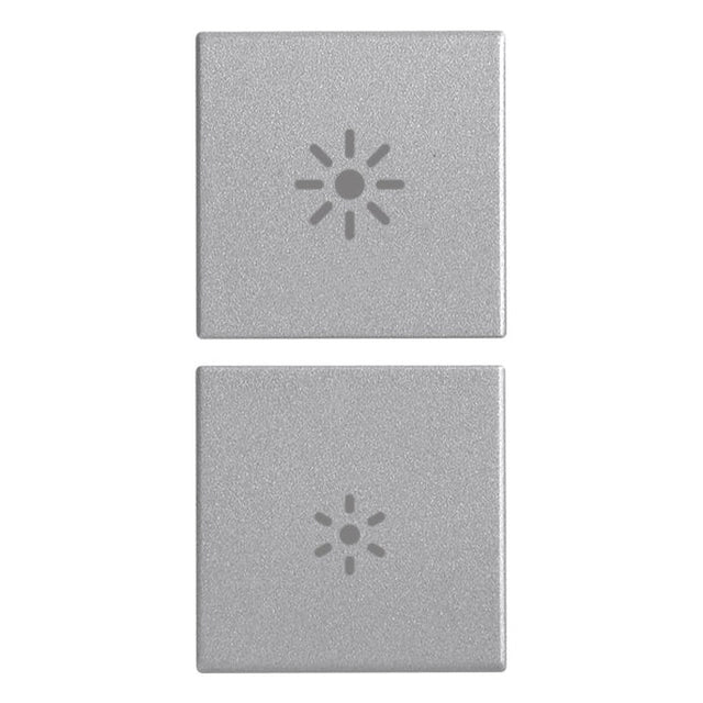 Vimar 2 Half Buttons 1M Regulation Symbol Next